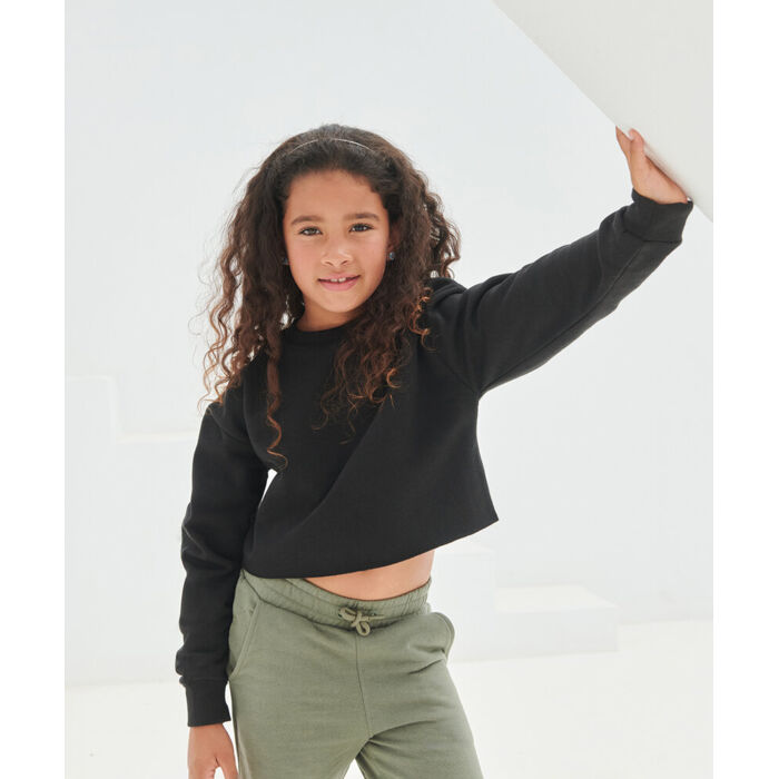 Kids cropped slounge sweat Thumbnail