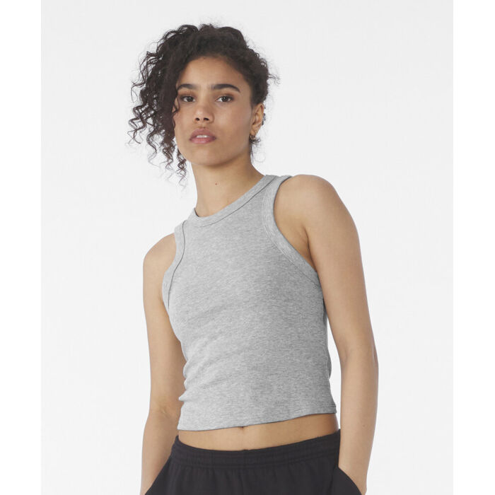 Women’s micro rib racer tank Thumbnail
