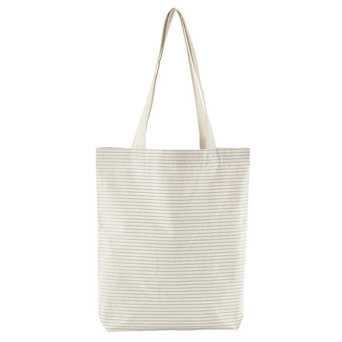 Striped organic cotton tote Thumbnail