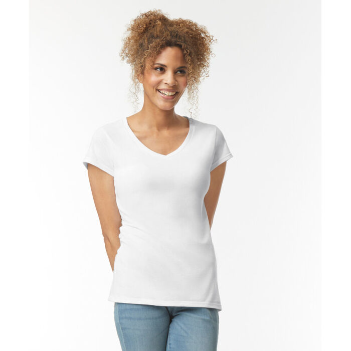 Softstyle™ women's v-neck t-shirt Thumbnail