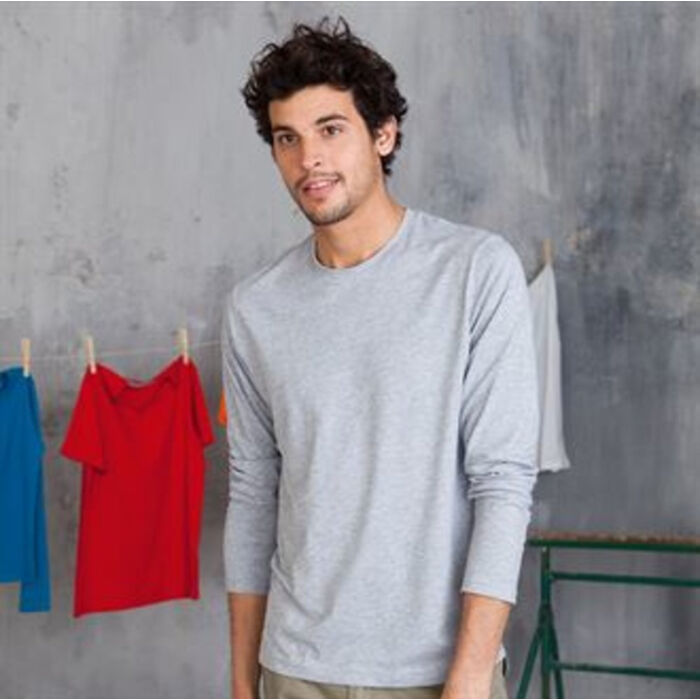 Men's long-sleeved crew neck T-shirt Thumbnail