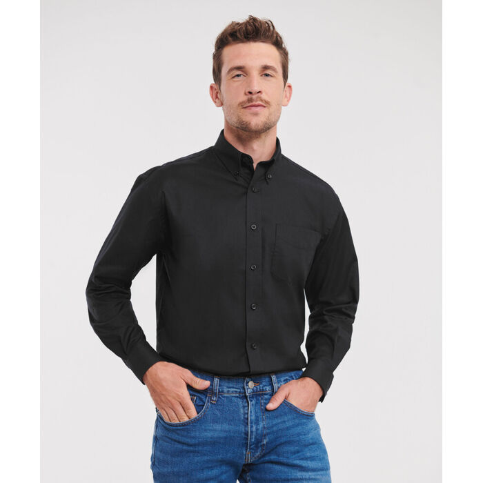Long sleeve easycare Oxford shirt Thumbnail