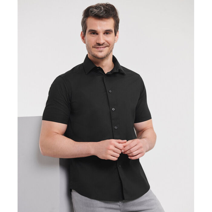 Short sleeve easycare fitted shirt Thumbnail