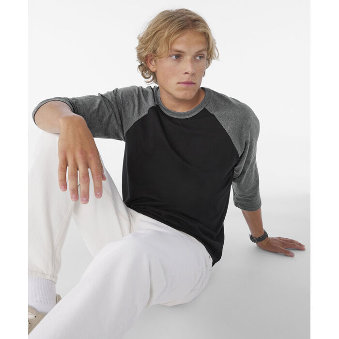 Unisex triblend ¾ sleeve baseball t-shirt Thumbnail