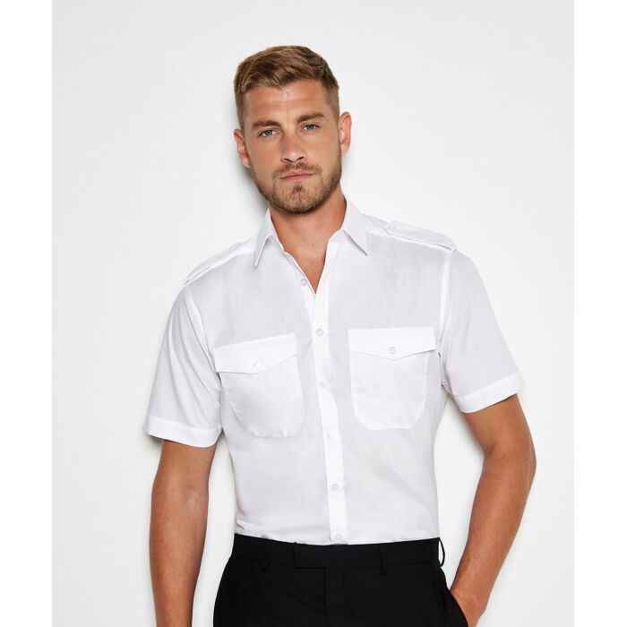 Pilot shirt short-sleeved (tailored fit) Thumbnail