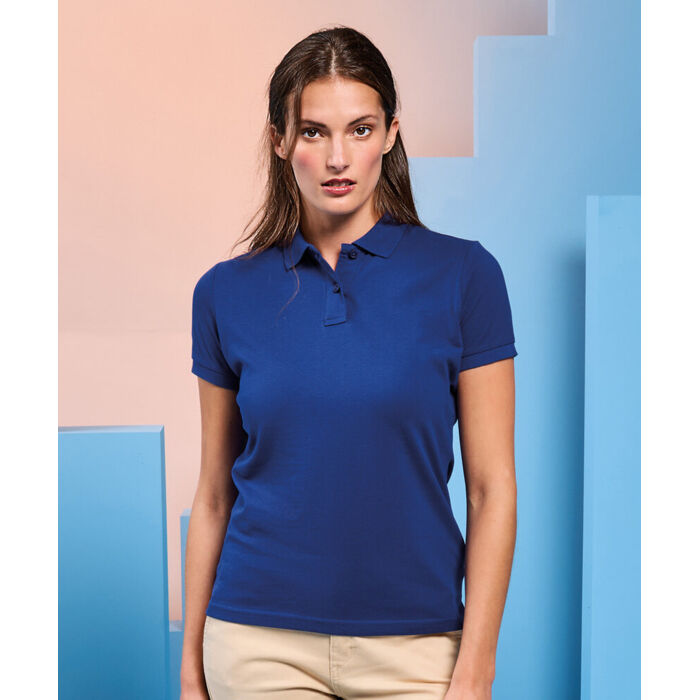 Women’s polycotton blend polo Thumbnail