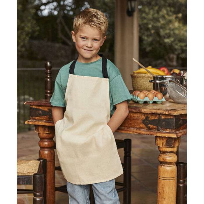 Fairtrade cotton junior craft apron Thumbnail