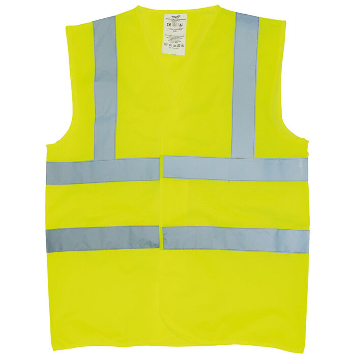 Flame-retardant hi-vis sleeveless waistcoat (HVW100FR) Thumbnail