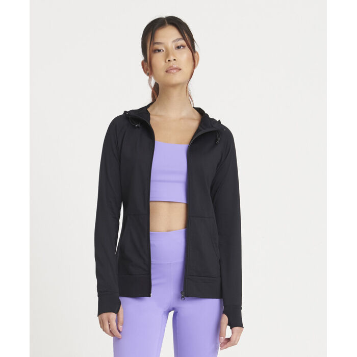 Women's cool contrast zoodie Thumbnail