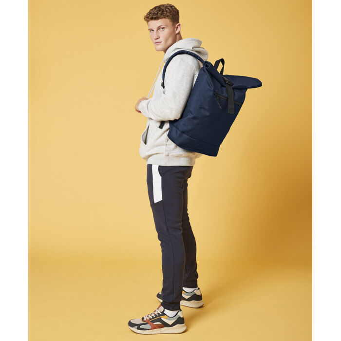 Recycled rolled-top backpack Thumbnail