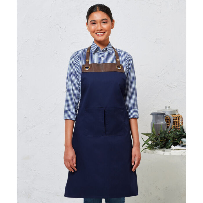 Espresso bib apron Thumbnail