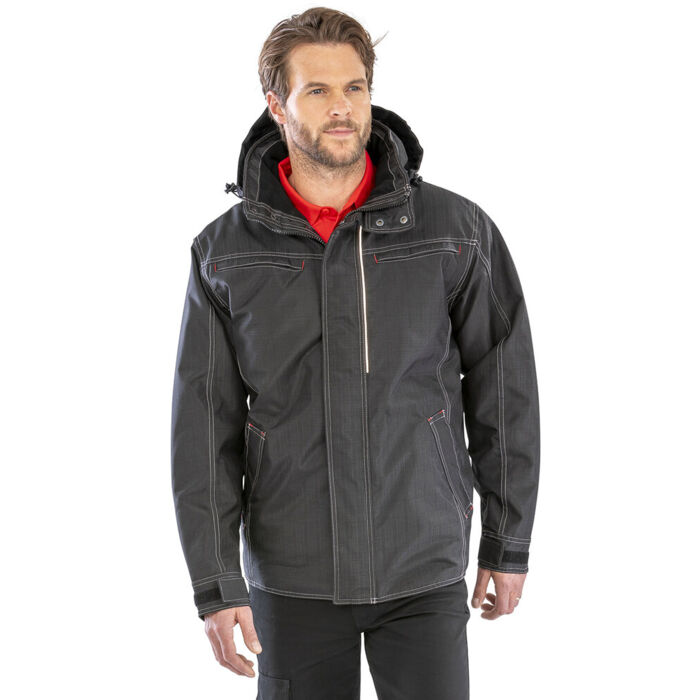 Denim texture rugged jacket Thumbnail