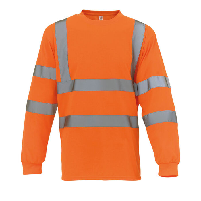 Hi-vis long sleeve t-shirt (HVJ420) Thumbnail