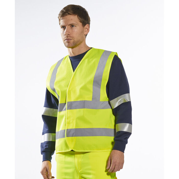 Hi-vis two-band-and-brace vest (C470) Thumbnail