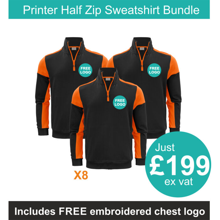 Printer Half Zip Bundle Thumbnail