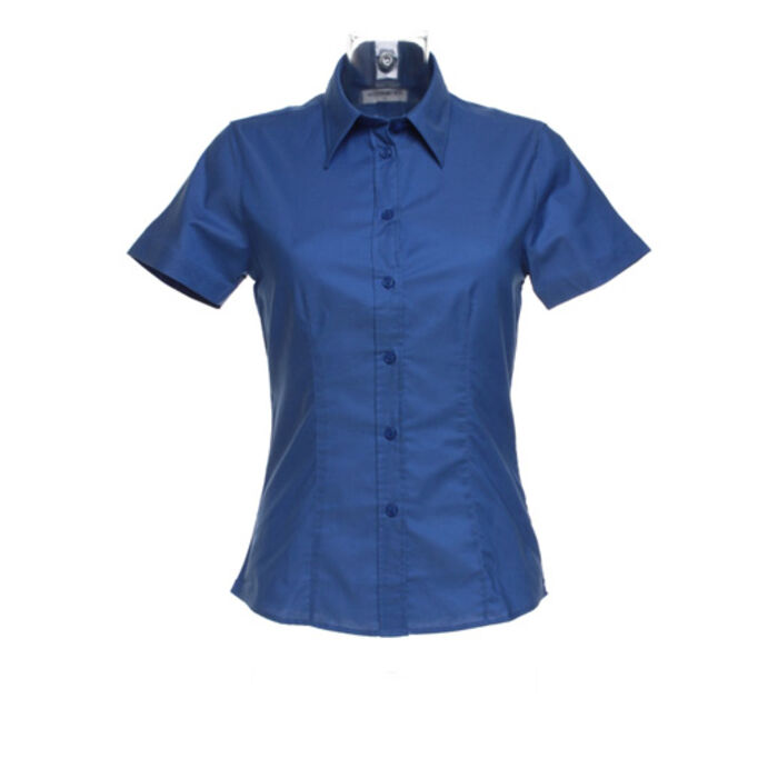 Women's workplace Oxford blouse short sleeved Thumbnail