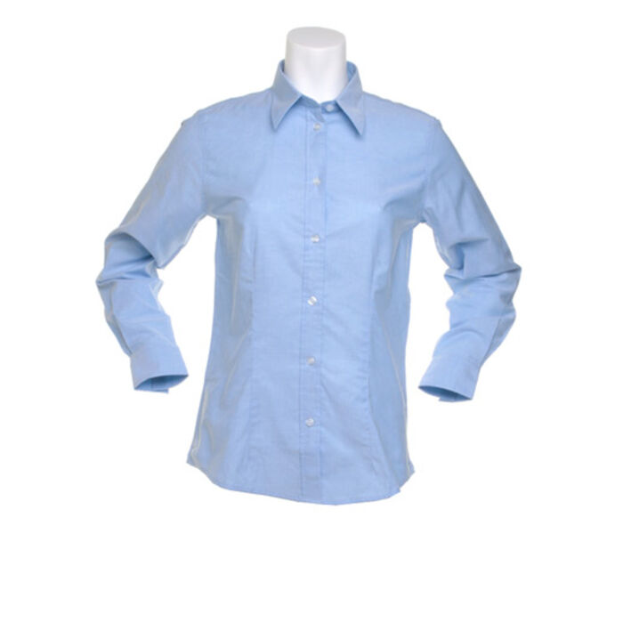 Women's workplace Oxford blouse long sleeved Thumbnail